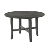 Kendric 5 Piece Round Table Dining Room Set in Rustic Gray Finish by Acme - 71895 - Image 2 of 0