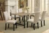 Oldlake 7 Piece Dining Room Set in Antique Light Oak & Black Finish by Acme - 71925 - Image 1 of 0
