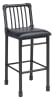 3 Piece Caitlin Bar Table Set in Rustic Oak & Black Finish by Acme - 72030 - Image 3 of 0