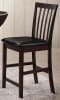 Artie 3 Piece Round Table Counter Height Dining Set in Espresso Finish by Acme - 72060 - Image 3 of 0
