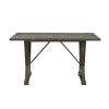 Keanu 7 Piece Counter Height Dining Set in PU & Gray Finish by Acme - 72150 - Image 2 of 0