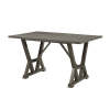 Keanu 7 Piece Counter Height Dining Set in PU & Gray Finish by Acme - 72150 - Image 3 of 0