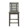 Keanu 7 Piece Counter Height Dining Set in PU & Gray Finish by Acme - 72150 - Image 5 of 0