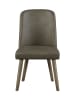Waylon 5 Piece Round Table Dining Room Set in Gray PU & Gray Oak Finish by Acme - 72205 - Image 4 of 0
