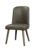 Waylon 5 Piece Round Table Dining Room Set in Gray PU & Gray Oak Finish by Acme - 72205 - Image 5 of 0