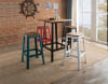 5 Piece Jacotte Bar Table Set with Frosted Teal Bar Stool by Acme - 72330-72333 - Image 1 of 0