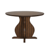 Maurice 5 Piece Counter Height Dining Set in Linen & Oak Finish by Acme - 72460 - Image 2 of 0