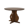 Maurice 5 Piece Counter Height Dining Set in Linen & Oak Finish by Acme - 72460 - Image 3 of 0