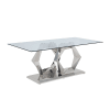 Gianna 7 Piece Dining Room Set with White PU Chairs by Acme - 72470-72473 - Image 3 of 0