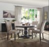 Nolan Server in White Marble & Salvage Dark Oak Finish by Acme - 72847 - Image 2 of 0