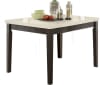 Nolan 7 Piece Counter Height Dining Set in White Marble & Salvage Dark Oak Finish by Acme - 72855 - Image 2 of 0