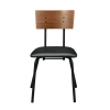 Jurgen 5 Piece Dining Room Set in PU, Oak & Black Finish by Acme - 72910 - Image 5 of 0