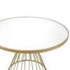 Chuchip 5 Piece Round Table Dining Room Set with Gray Velvet Chairs by Acme - 72945-72948 - Image 3 of 0