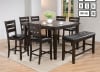 Urbana 7 Piece Counter Height Dining Set in Espresso Finish by Acme - 74630 - Image 1 of 0