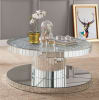 Ornat 3 Piece Occasional Table Set in Mirrored & Faux Stones Finish by Acme - 80300-S - Image 2 of 0