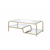 Astrid 3 Piece Occasional Table Set in Gold & Mirror Finish by Acme - 81090-S - Image 4 of 0