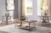 Ikram 3 Piece Occasional Table Set in Weathered Oak & Sandy Black Finish by Acme - 81175-S - Image 1 of 0
