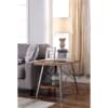 Ikram 3 Piece Occasional Table Set in Weathered Oak & Sandy Black Finish by Acme - 81175-S - Image 3 of 0