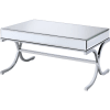 Yuri 3 Piece Occasional Table Set in Mirrored Top & Chrome Finish by Acme - 81195-S - Image 3 of 0