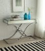 Yuri 3 Piece Occasional Table Set in Mirrored Top & Chrome Finish by Acme - 81195-S - Image 5 of 0