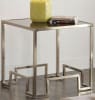 Damien 3 Piece Occasional Table Set in Fabric & Champagne Finish by Acme - 81625-S - Image 3 of 0