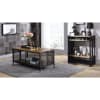 Winam 2 Piece Occasional Table Set in Antique Oak & Black Finish by Acme - 82780-S - Image 1 of 0