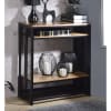 Winam 2 Piece Occasional Table Set in Antique Oak & Black Finish by Acme - 82780-S - Image 3 of 0