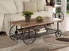 Francie 3 Piece Occasional Table Set in Oak & Antique Gray Finish by Acme - 82860-S - Image 3 of 0