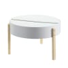 Botfish 3 Piece Occasional Table Set in White & Natural Finish by Acme - 83215-S - Image 2 of 0