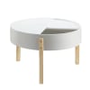Botfish 3 Piece Occasional Table Set in White & Natural Finish by Acme - 83215-S - Image 4 of 0