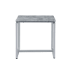 Jurgen 3 Piece Occasional Table Set in Faux Concrete & Silver Finish by Acme - 83235-S - Image 5 of 0