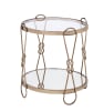 Zekera 3 Piece Occasional Table Set in Champagne & Mirrored Finish by Acme - 83940-S - Image 4 of 0