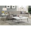 Telestis 3 Piece Occasional Table Set in White Marble & Black Finish by Acme - 84500-S - Image 2 of 0