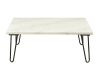 Telestis 3 Piece Occasional Table Set in White Marble & Black Finish by Acme - 84500-S - Image 5 of 0