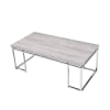 Chafik 3 Piece Occasional Table Set in Natural Oak & Chrome Finish by Acme - 85370-S - Image 5 of 0