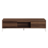 Raceloma 71 Inch TV Console in LED, Walnut & Chrome Finish by Acme - 91997 - Image 3 of 0
