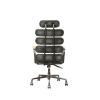 Calan Office Chair in Vintage Black Top Grain Leather Finish by Acme - 92107 - Image 4 of 0