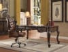 Versailles Executive Home Office Desk in Cherry Oak Finish by Acme - 92280 - Image 2 of 0