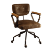 Hallie Office Chair in Vintage Whiskey Top Grain Leather Finish by Acme - 92410 - Image 1 of 0