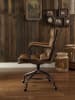 Harith Executive Office Chair in Vintage Whiskey Top Grain Leather Finish by Acme - 92416 - Image 4 of 0