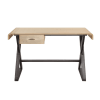 Danton Executive Home Office Desk in Gold Aluminum Finish by Acme - 92424 - Image 3 of 0