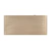 Danton Executive Home Office Desk in Gold Aluminum Finish by Acme - 92424 - Image 4 of 0