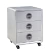 Brancaster Executive Home Office Desk in Aluminum Finish by Acme - 92428 - Image 4 of 0