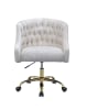 Levian Office Chair in Vintage Cream Velvet & Gold Finish by Acme - 92517 - Image 2 of 0