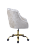 Levian Office Chair in Vintage Cream Velvet & Gold Finish by Acme - 92517 - Image 4 of 0