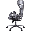 Megan Office Chair in Vintage Black Top Grain Leather & Aluminum Finish by Acme - 92552 - Image 4 of 0