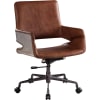 Kamau Office Chair in Vintage Cocoa Top Grain Leather Finish by Acme - 92567 - Image 3 of 0