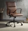 Indra Office Chair in Vintage Chocolate Top Grain Leather Finish by Acme - 92568 - Image 1 of 0
