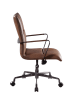Indra Office Chair in Vintage Chocolate Top Grain Leather Finish by Acme - 92568 - Image 3 of 0