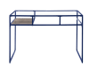 Yasin Executive Home Office Desk in Blue & Glass Finish by Acme - 92586 - Image 4 of 0